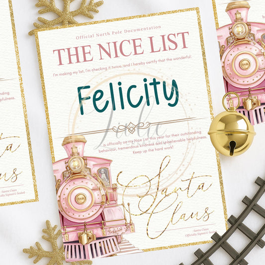 Personalised Santa Letter: Train Express