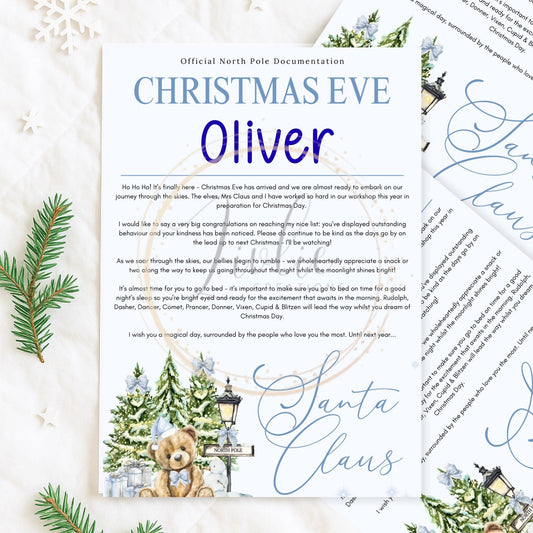 Personalized Santa Letter: North Pole Christmas Eve Tradition