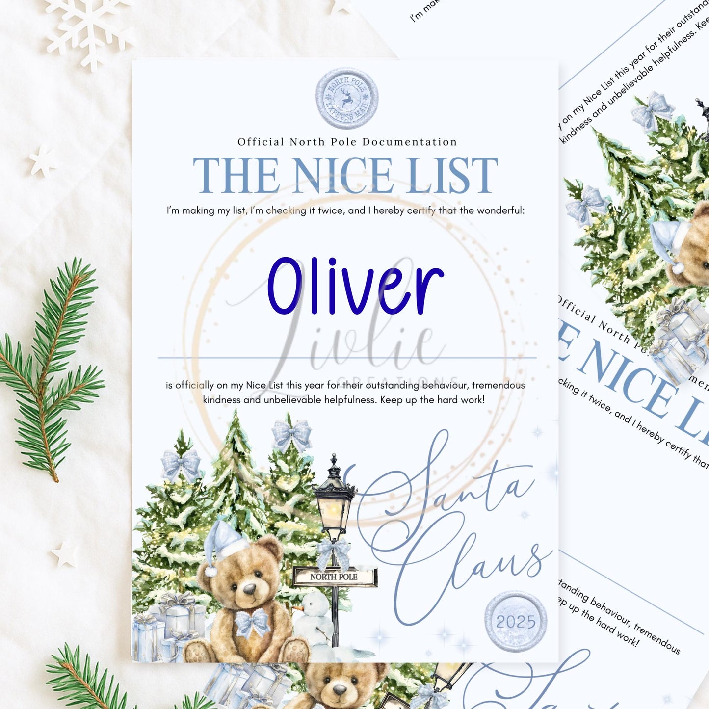 Personalized Santa Letter: North Pole Christmas Eve Tradition