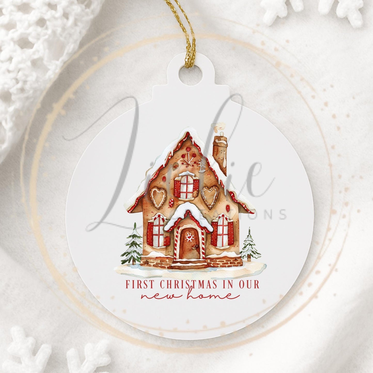 Gingerbread House Bauble