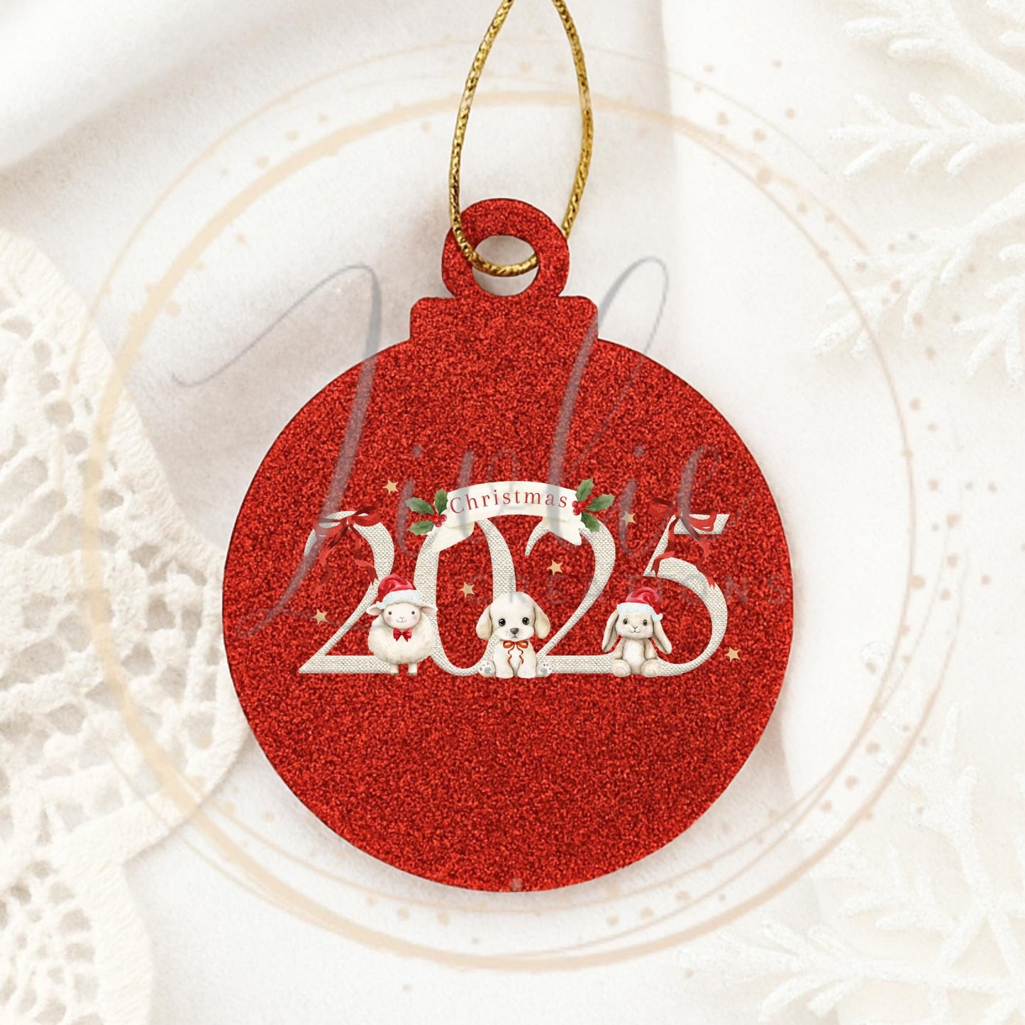 Personalized 2025 Christmas Bauble: Keepsake Ornament