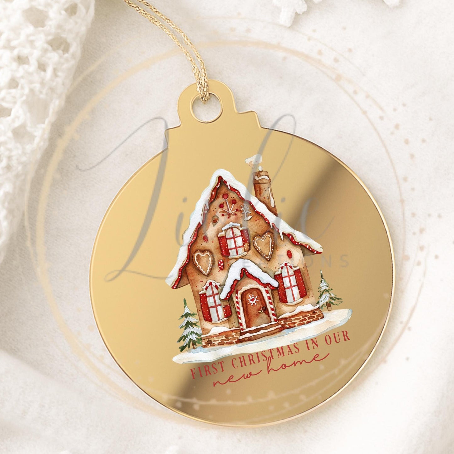 Gingerbread House Bauble